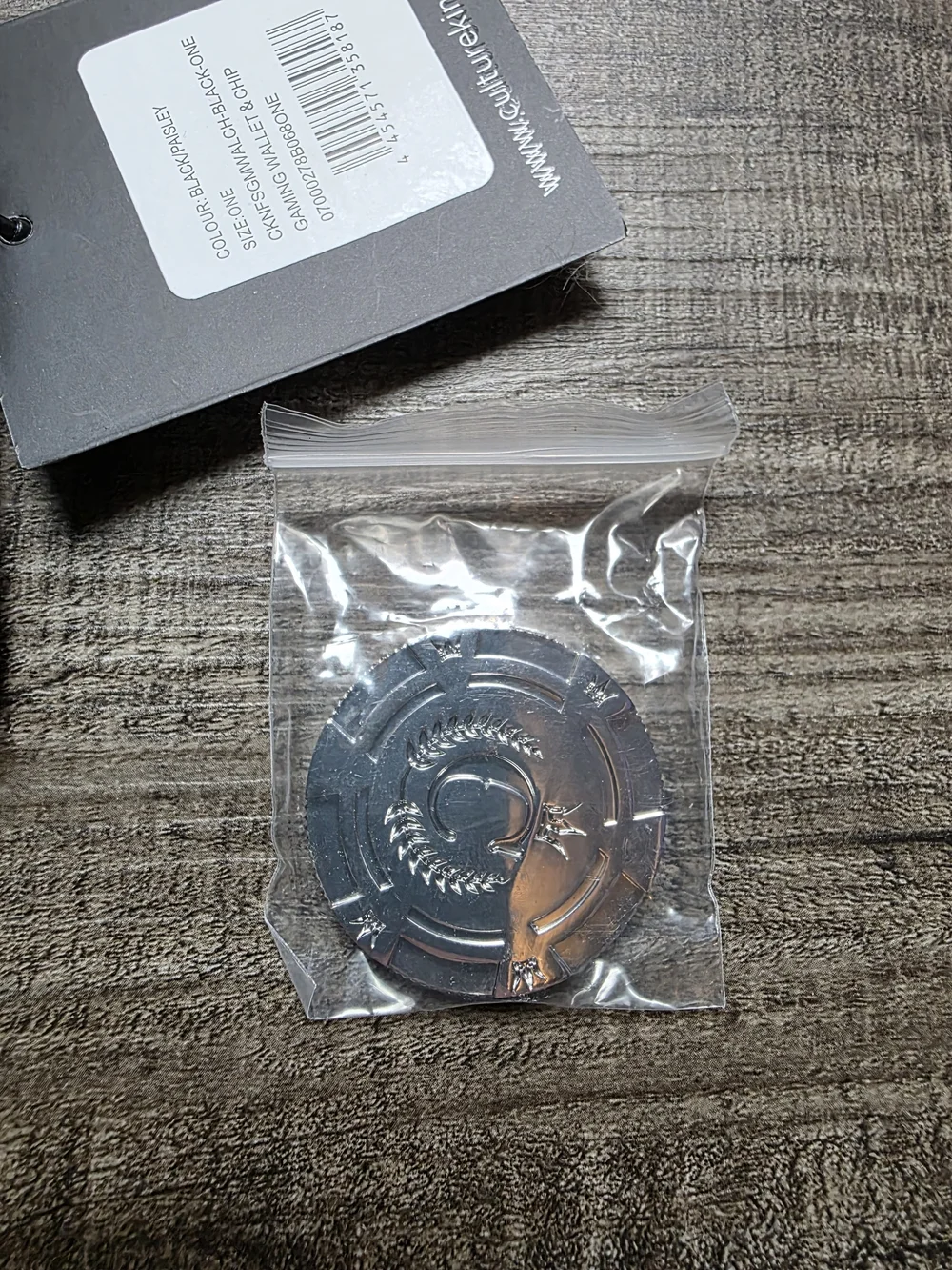 Culture Kings Not For Sale Wallet With Challenge Coin